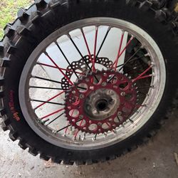 Crf Rear Rim & Tire Complete 