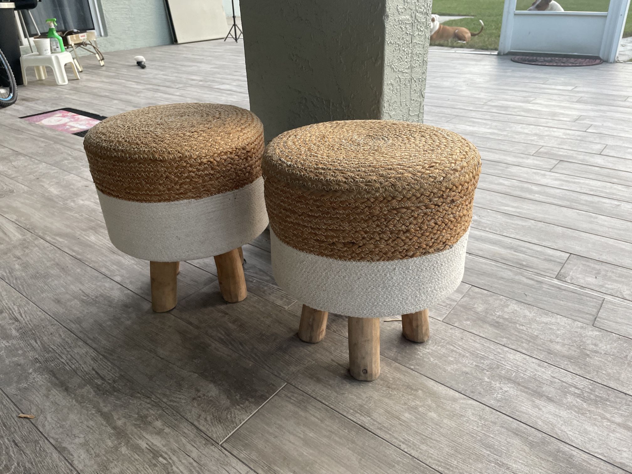 Set of two stools