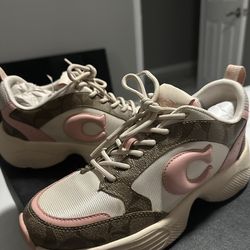 Coach Pink Sneakers