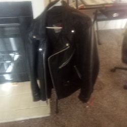Leather Motorcycle Jacket 