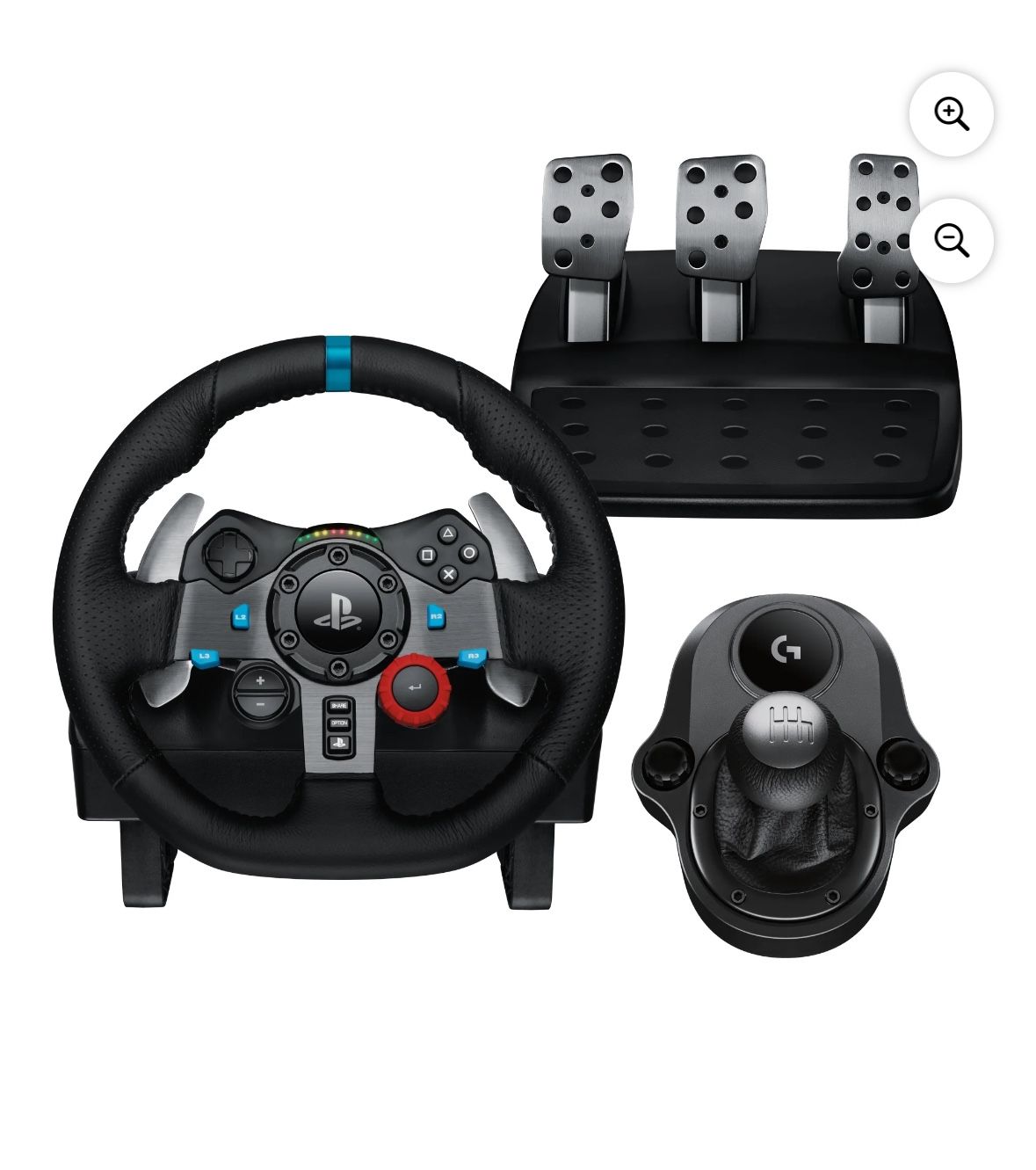 Logitech G29 Gaming Wheel for Playstation bundle with Driving Force Shifter