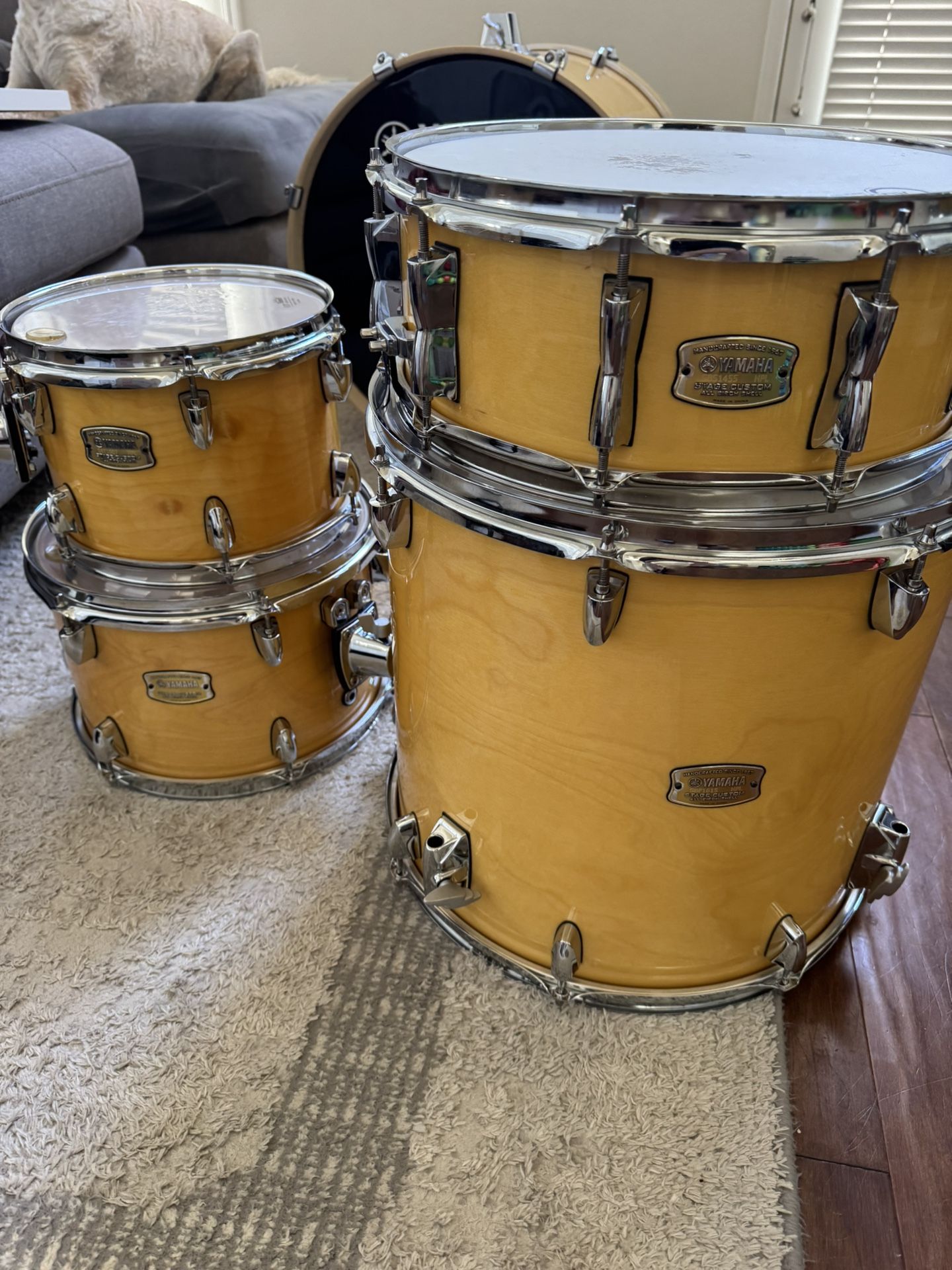 Yamaha stage Custom Shell Pack With snare