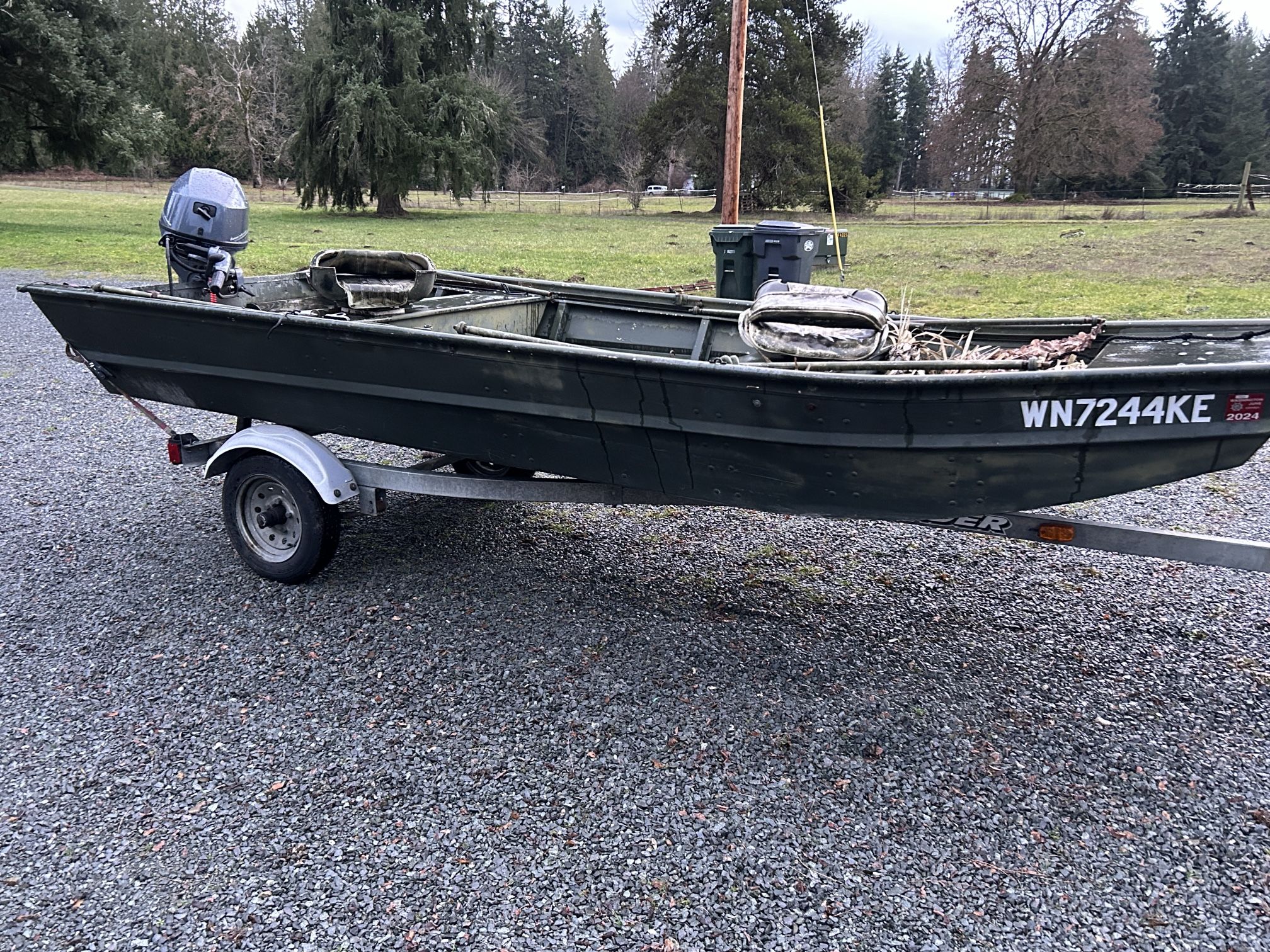 Jon Fishing Duck Boat