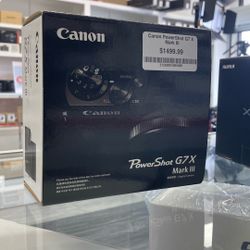Canon PowerShot G7X Mark III