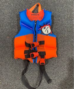 Hyperlite child size 33 to 55 pounds swim life jacket vest