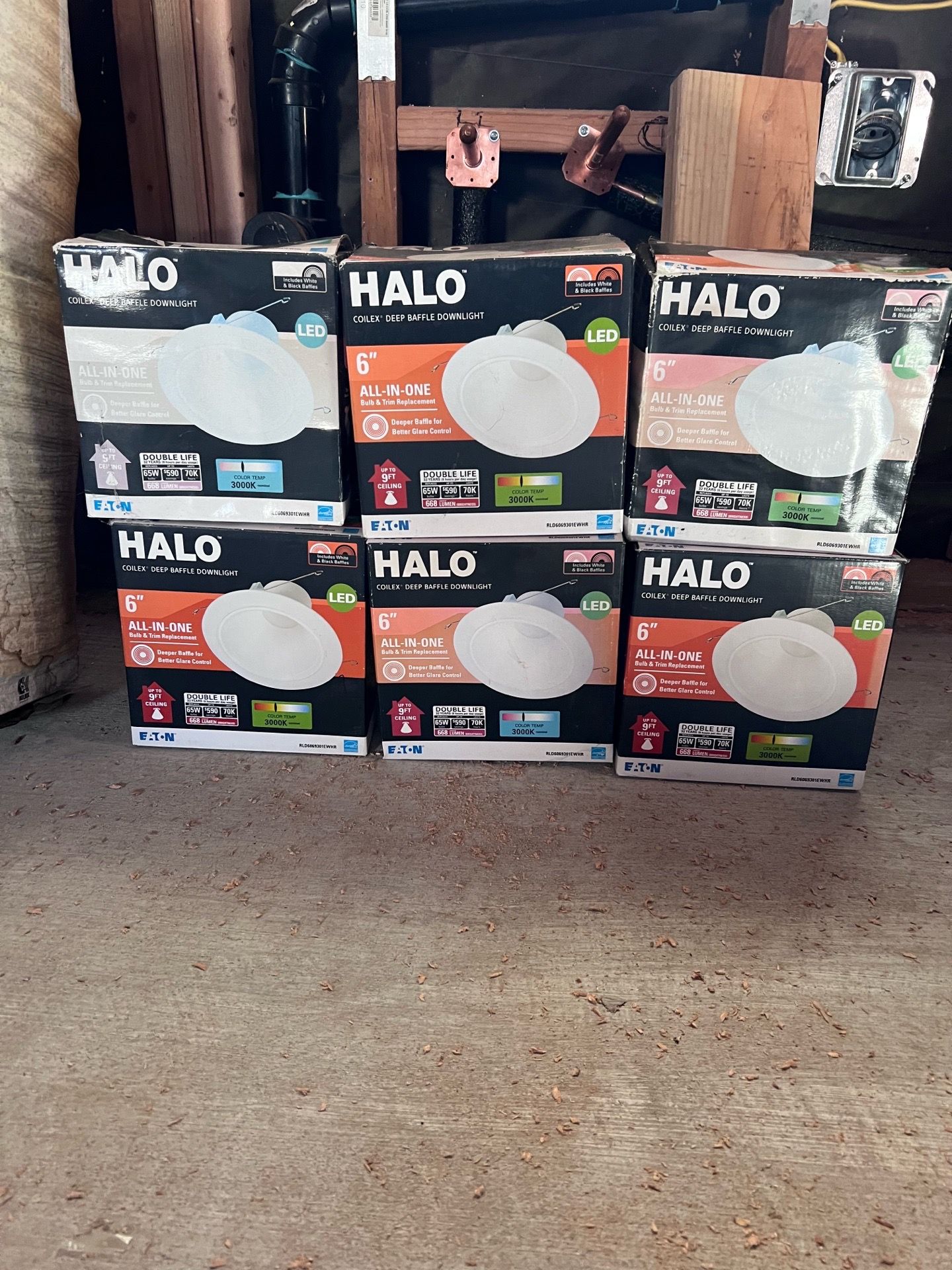 New 6 Halo LEDS Lights