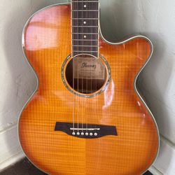 Ibanez AEG2011-VV Acoustic Electric Cutaway – Flamed Sycamore