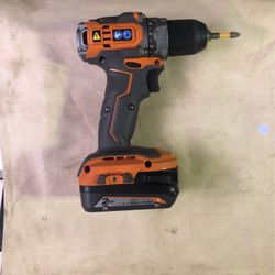 18v Ridgid Cordless Drill (tool Only)