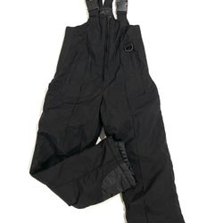 Sport Essentials Youth Unisex Black Ski Snow Bib Pants Sz 12