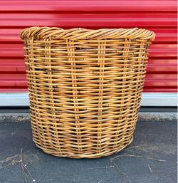 Large Rattan Planter