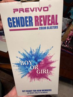 Gender reveal spray for girl