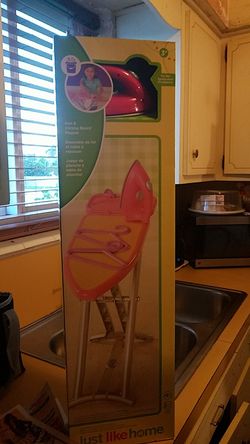 Iron and ironing board playset
