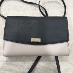 Kate Spade Black and Cream Crossbody Bag