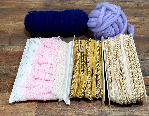 Yarn Hemline Cording & 3 Types of Lace 