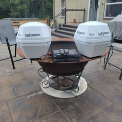 2 Dish Tailgaters With Receivers