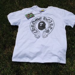 Bape x Chrome Hearts Logo Tee