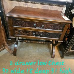 Nightstand 2 drw lowWe are located at 2811 East Bell road. Another Time Around Furniture.