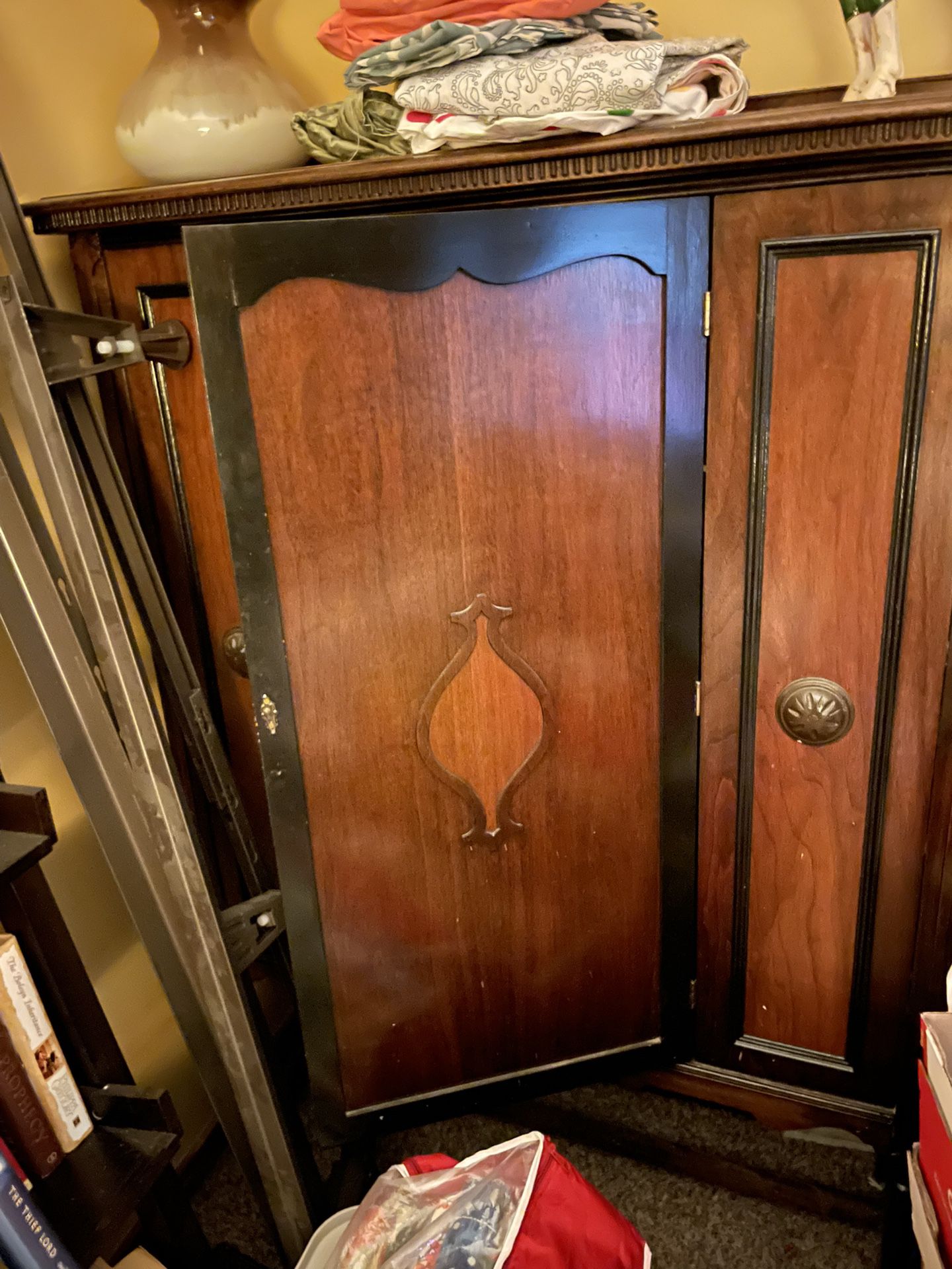 Antique Wardrobe Cabinet 