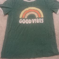 Good Vibes Woman's Shirt Large
