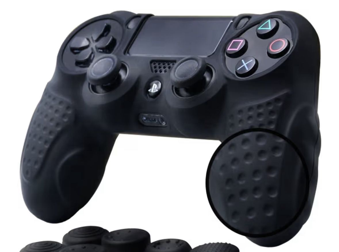 PS4 Controller DualShock4 Skin Grip Anti-Slip Silicone Cover Protector Case for Sony PS4/PS4 Slim/PS4 Pro Controller