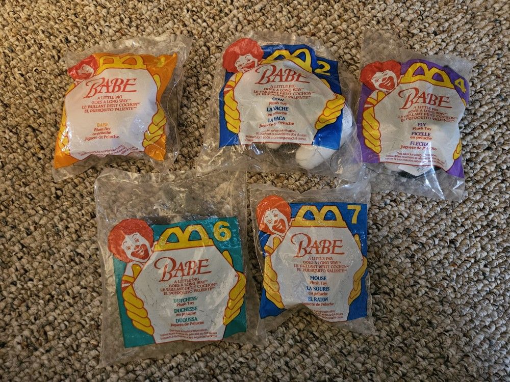 McDonalds Babe Plushs