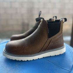 WOLVERINE MEN'S TRADE WEDGE STEEL-TOE WORK   BOOTS ROMEO  SIZE 8.5M