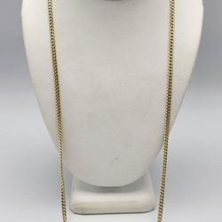 10kt Solid Miami Cuban Link Chain 34.8G 30"