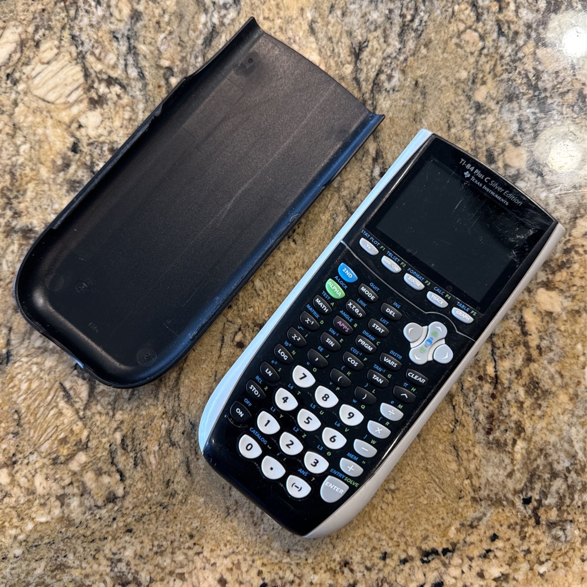 Texas Instruments Ti84 Plus C Silver Graphing Calculator for Sale in