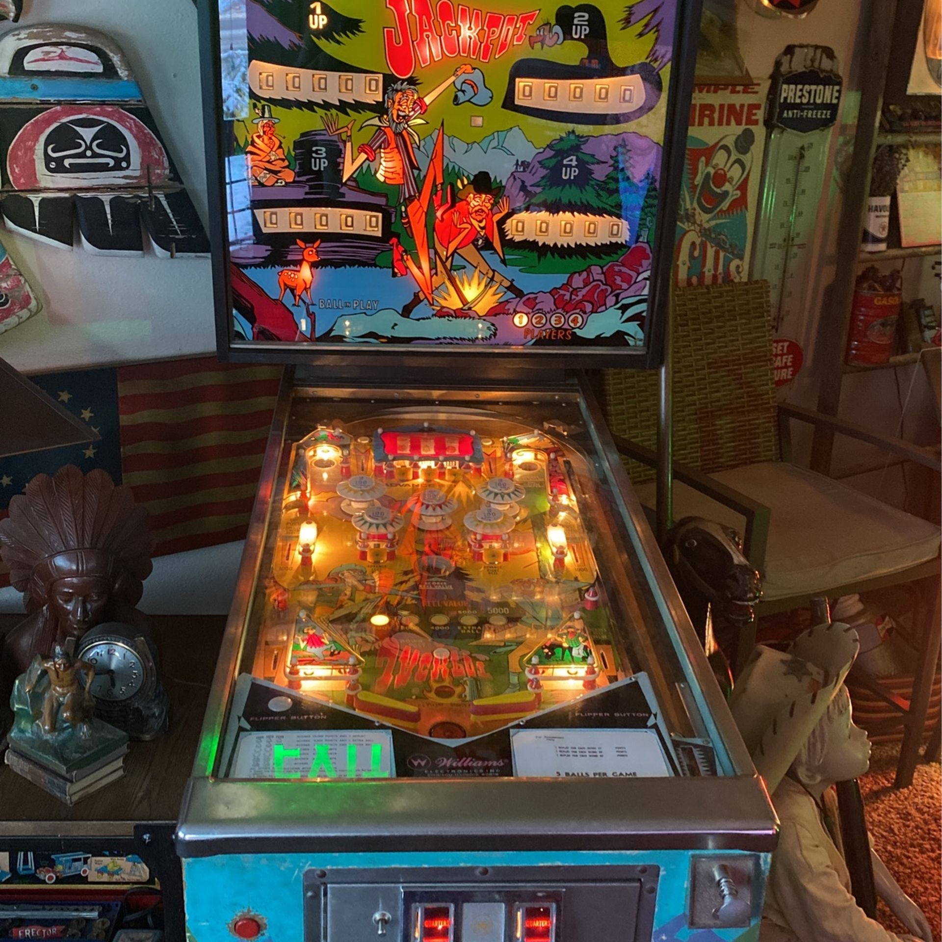 Vintage 1971 “Jackpot” Pinball machine for Sale in Lake Stevens, WA