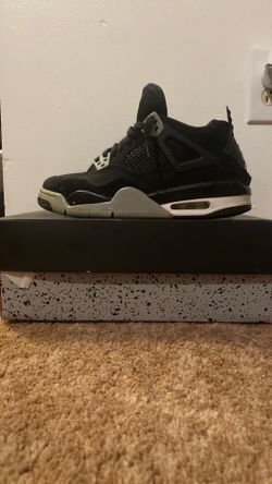 Jordan 4 Black Canvas 100% Real