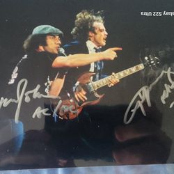 Signed ACDC Color Photo