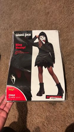 Ghost Face Bling Wassup Child Halloween Costume