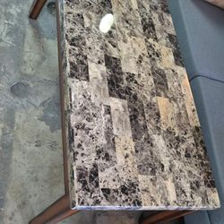 Elegant Marble-Style Coffee Table 