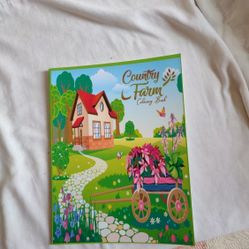 Country Farm Coloring Book 