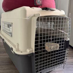 Dog Crate/ Kennel & Bed 