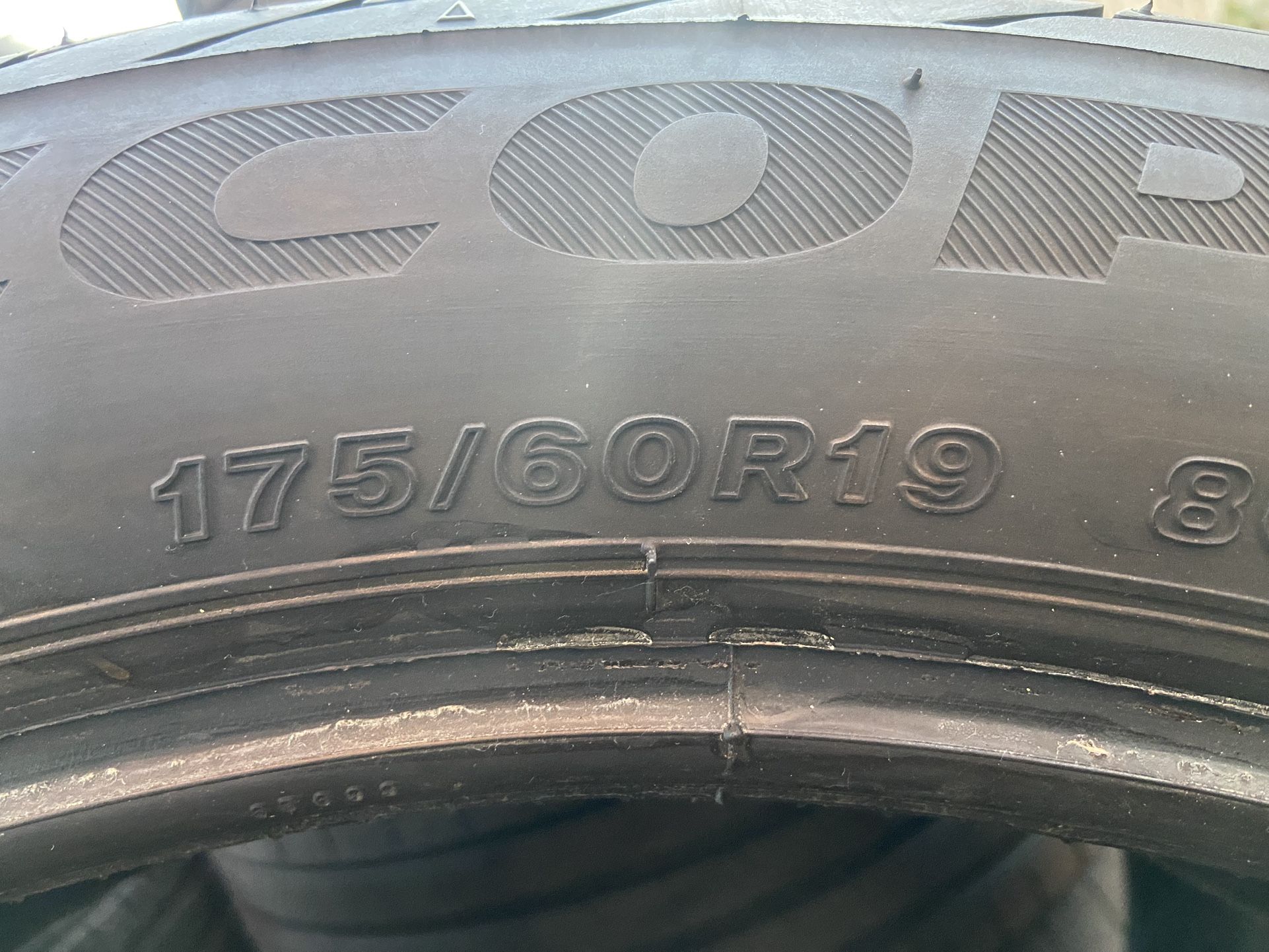 175/60 r19 Bridgestone Ecopia BMW Used Tire