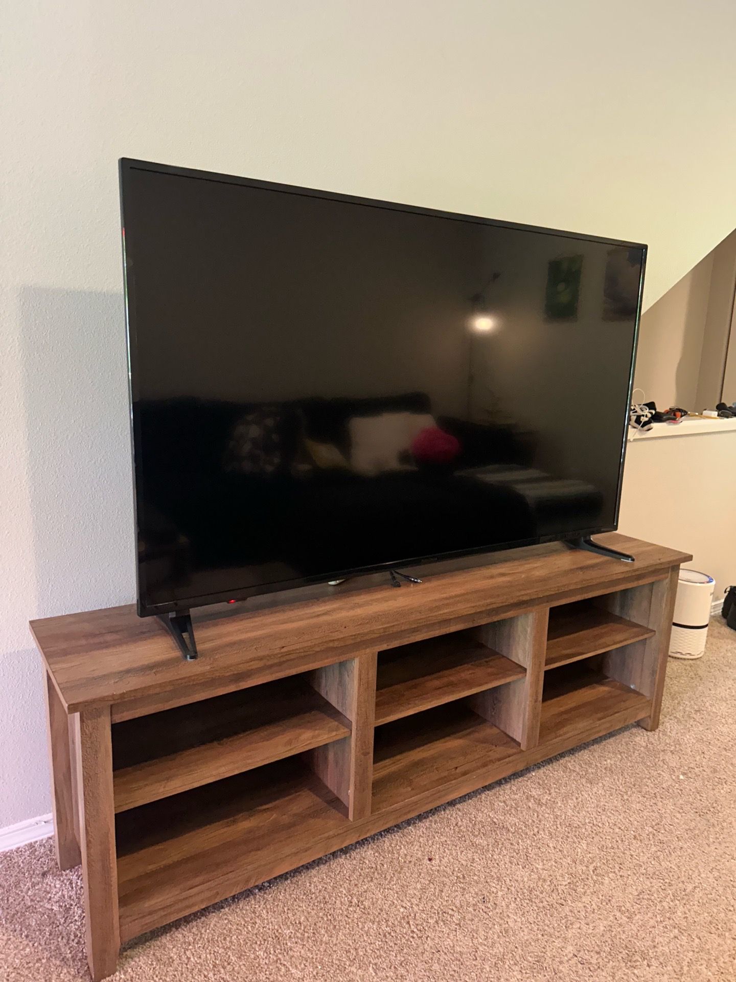Insignia 65 inch TV w/ TV stand