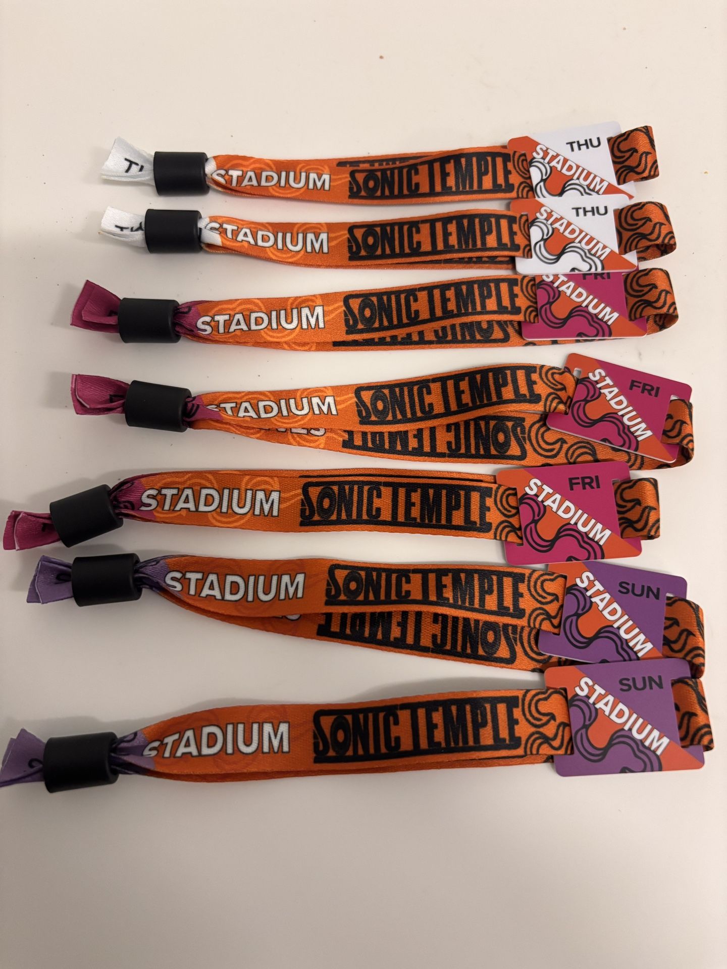 Sonic Temple Tickets/Wristbands