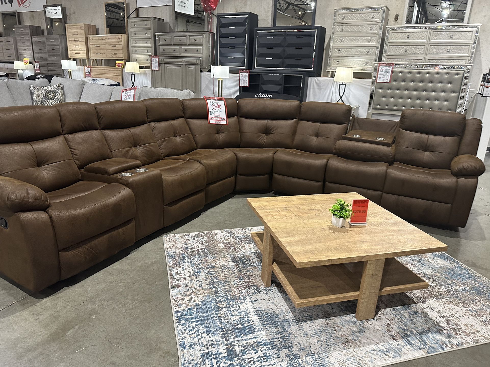 RECLINING SECTIONAL
