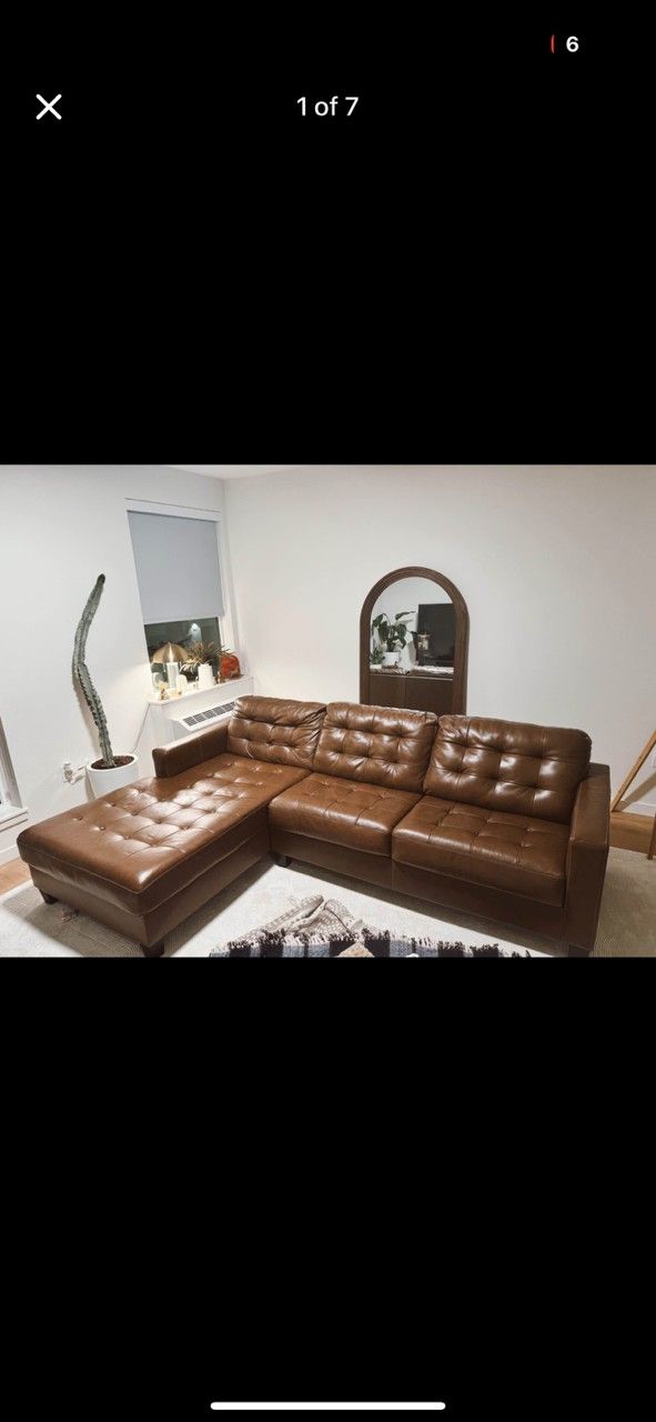 Leather Couch