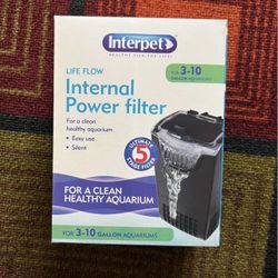 Interpet Life Flow Internal Power Filter (New) $15