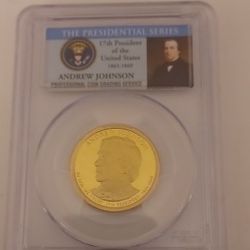 2008 S Andrew Johnson Presidential Dollar PR69 DCAM 