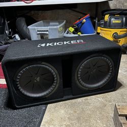 Kicker 12” Subwoofers/amp