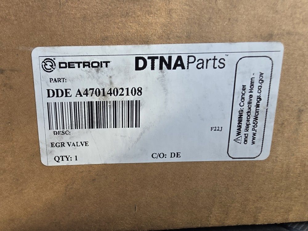 Frightliner Cascadia 2014 EGR Valve Dd15