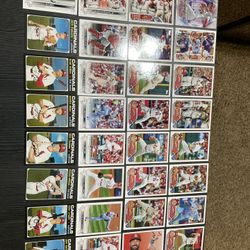 32 St. Louis Cardinals Baseball Cards 2020 To 2023 With Rookies, Stars, Yadier, Pujols, Etc