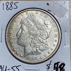 1885 Morgan Silver Dollar