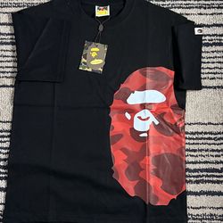 Bape tee red ape