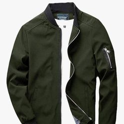 Men jacket XL Green Bomber