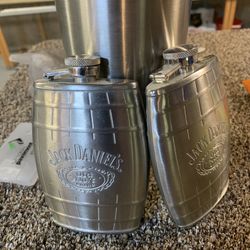 Jack Daniel’s Flasks Pair New