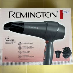 Remington Ionic Ceramic Hair Dryer Max Comfort With Diffuser